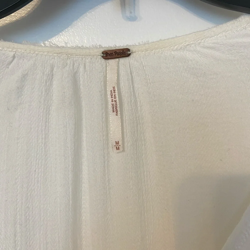 Free People Flowy Boho  Tunic Top Size Medium